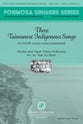 Three Taiwanese Indigenous Songs SATB choral sheet music cover